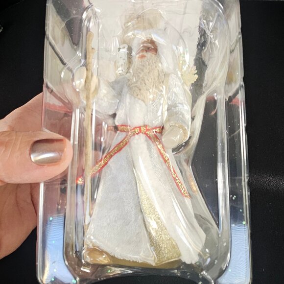 Hallmark Keepsake Father Christmas White And Gold Owl. Number 12 In Series - Picture 3 of 10